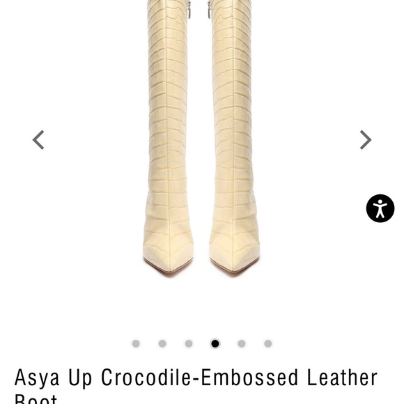 Schutz Asya Knee High Crocodile Boots - Brand New - Picture 2 of 5